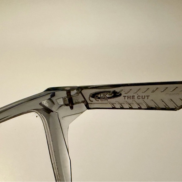 Oakley "The Cut" Eyeglasses Frames - Grey Smoke / Translucent - Picture 7 of 8